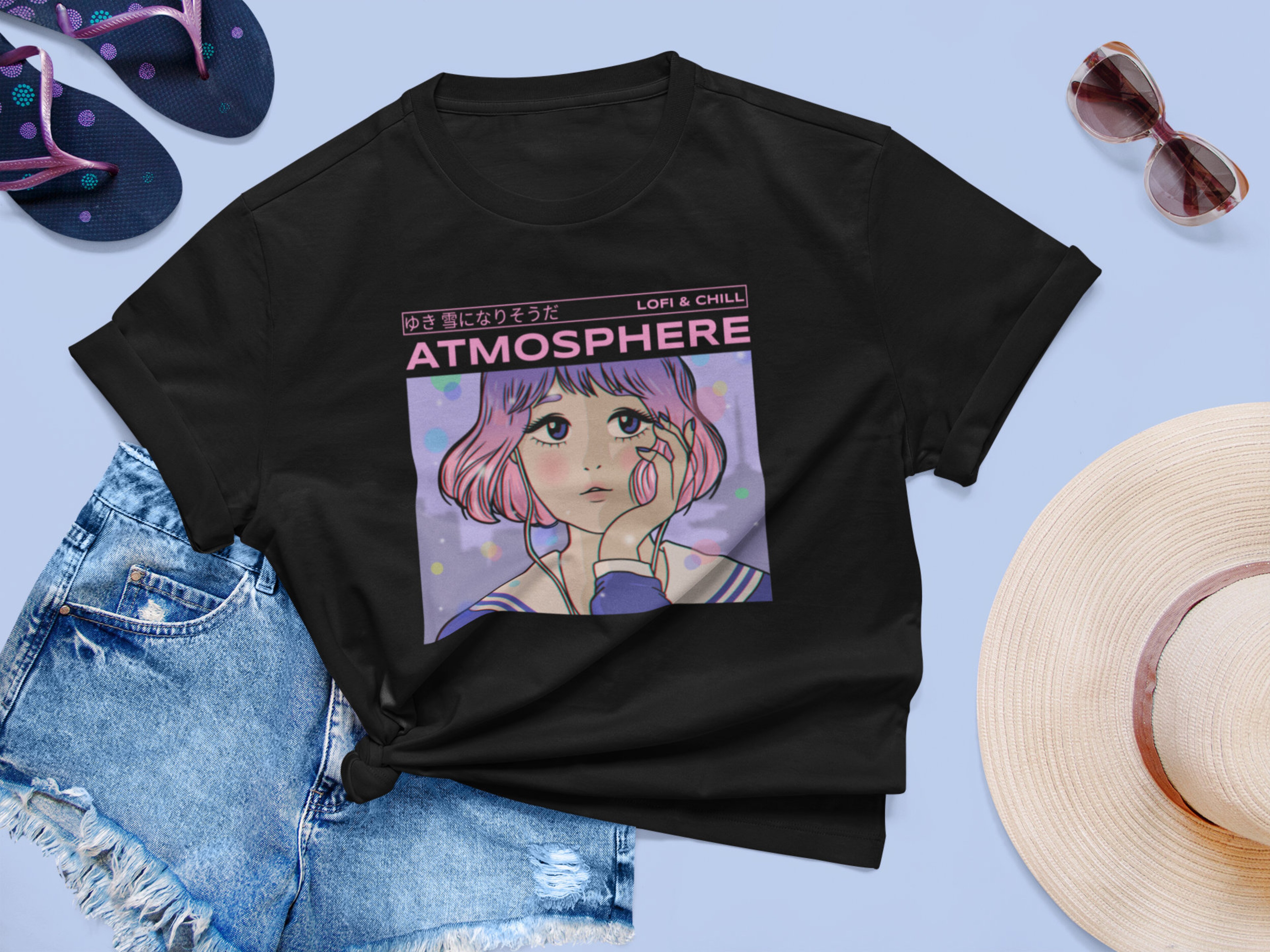 Tee for School Girls and Fans, Cute Anime Tee, Hardworking Girls Shirt, and School Girls Gift - Kawaii Shirt with Cool Design