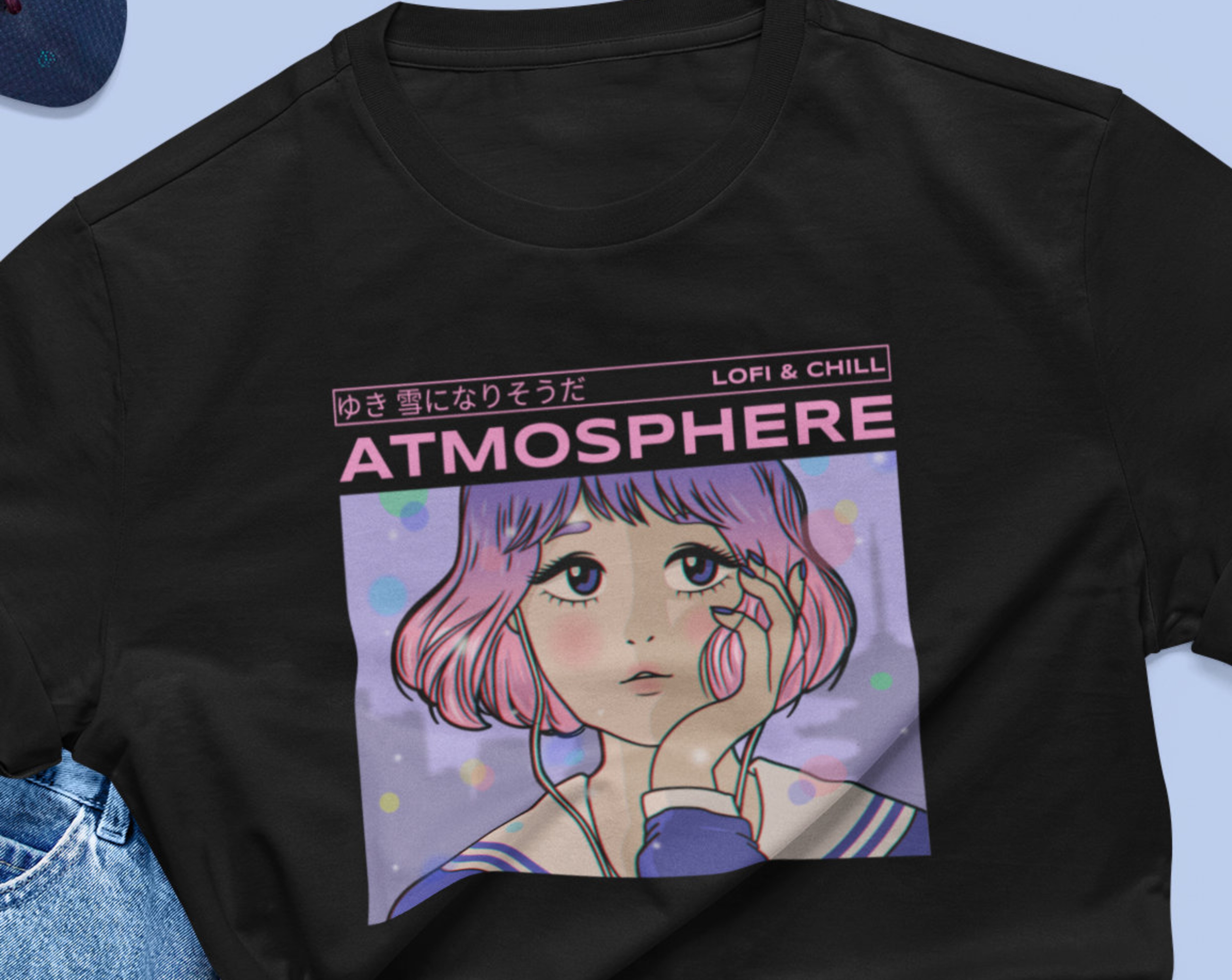 Tee for School Girls and Fans, Cute Anime Tee, Hardworking Girls Shirt, and School Girls Gift - Kawaii Shirt with Cool Design - Image 2