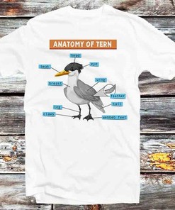 Tern Anatomy Tee - Anime Lovers Gift Sweatshirt