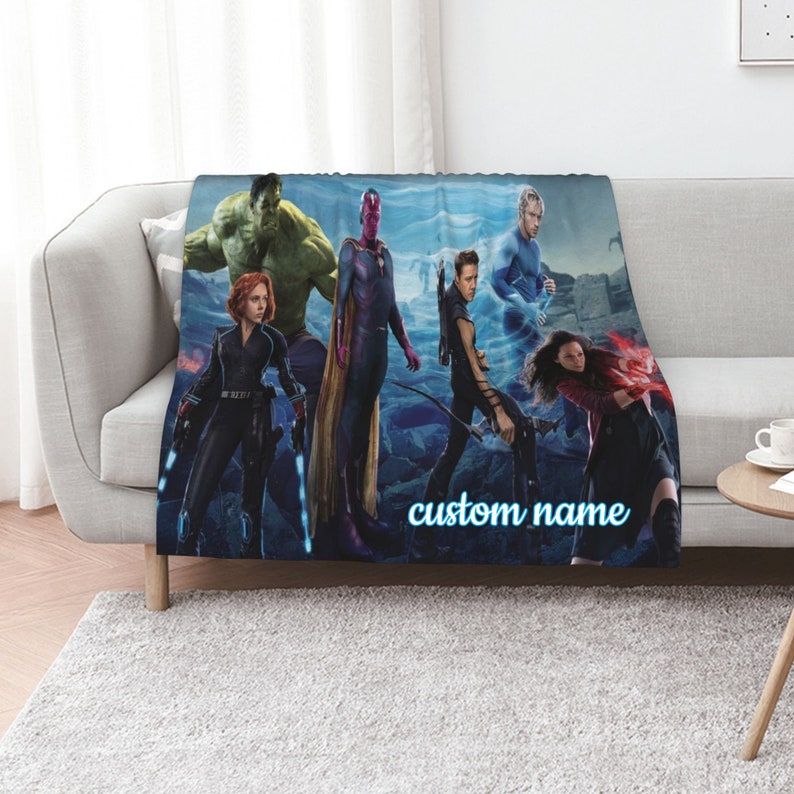 The Avengers Age Of Ultron Personalized Quilt Blanket - Perfect for Bedroom Decor and Home Decoration - Image 2