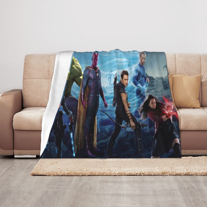 The Avengers Age Of Ultron Personalized Quilt Blanket - Perfect for Bedroom Decor and Home Decoration - Image 4