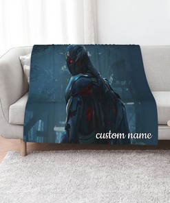 The Avengers Age Of Ultron Quilt Blanket Set with Personalized Name - Ideal for Home Decoration & Sofa