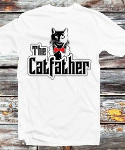 The Catfather Pet Lover Tee - Clever Anime/Cartoon Fan Gift with Style