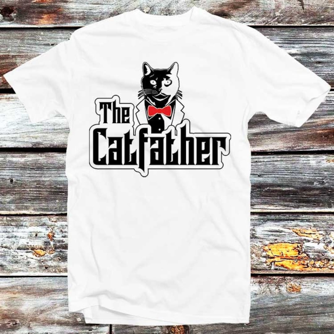 The Catfather Pet Lover Tee - Clever Anime/Cartoon Fan Gift with Style