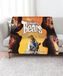 The Country Bears Quilt Blanket Set with Custom Name - Ideal for Home Decoration & Picnics