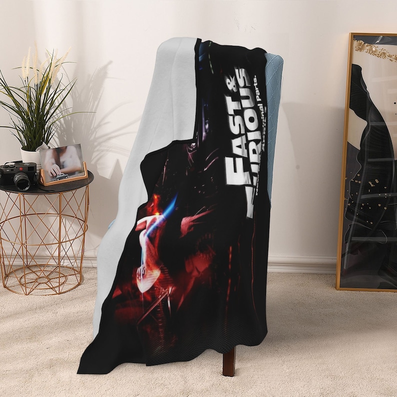 The Fast And The Furious Quilt Blanket Set with Personalized Name - Great for Bedroom Decor & Sofa - Image 3