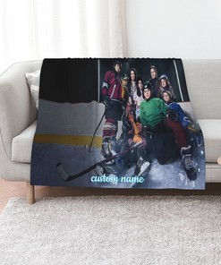 The Mighty Ducks Personalized Quilt Blanket Set - Sofa Blanket, Picnic, Great Family Gifts