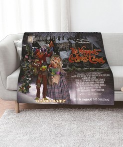 The Muppet Christmas Carol Quilt Bedding Set with Custom Name - Perfect for Home Decoration & Sofa.