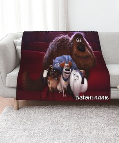 The Secret Life Of Pets Quilt Blanket Bedding Set: Ideal for Picnic and Sofa Blanket