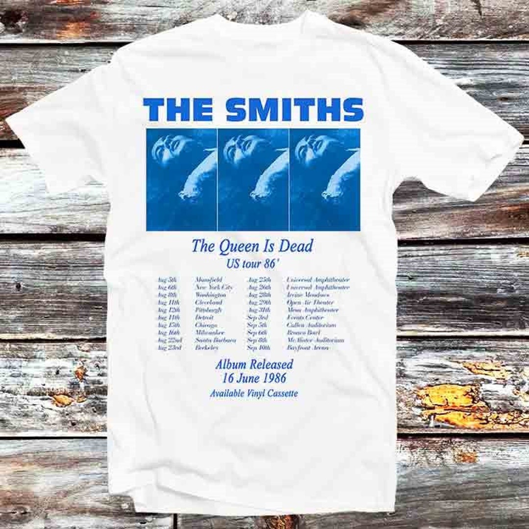 The Smiths Us Tour 86 Queen Is Dead T-Shirt - Vintage Retro Cool Gift for Fans
