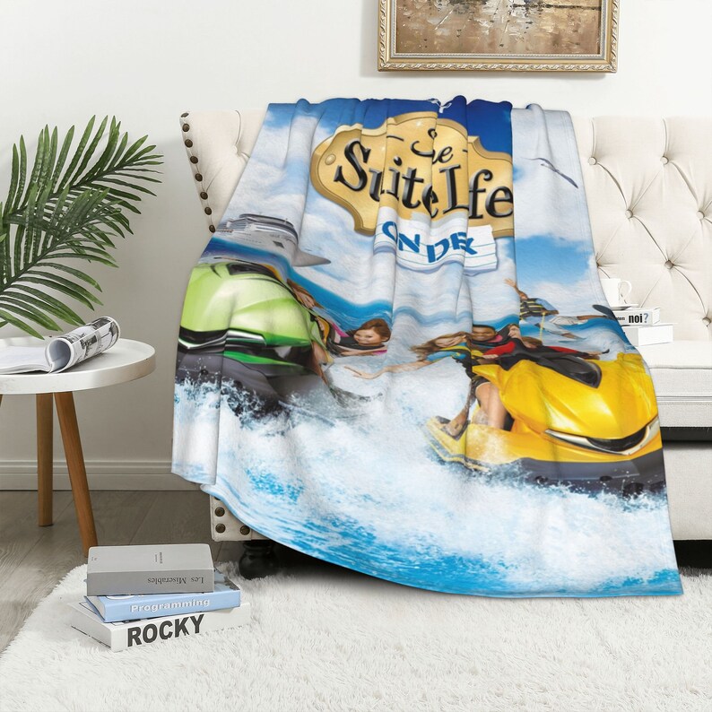 The Suite Life ON DECK Personalized Quilt Blanket - Perfect for Home Decoration and Great Gifts for Family - Image 3