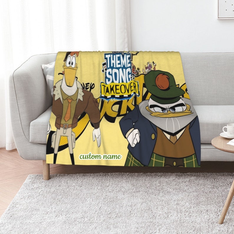 Theme Song Takeover Quilt Bedding Set with Custom Name - Great for Home Decoration & Sofa - Image 2