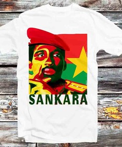 Thomas Sankara Cartoon Revolutionary Tee for Anime Enthusiasts