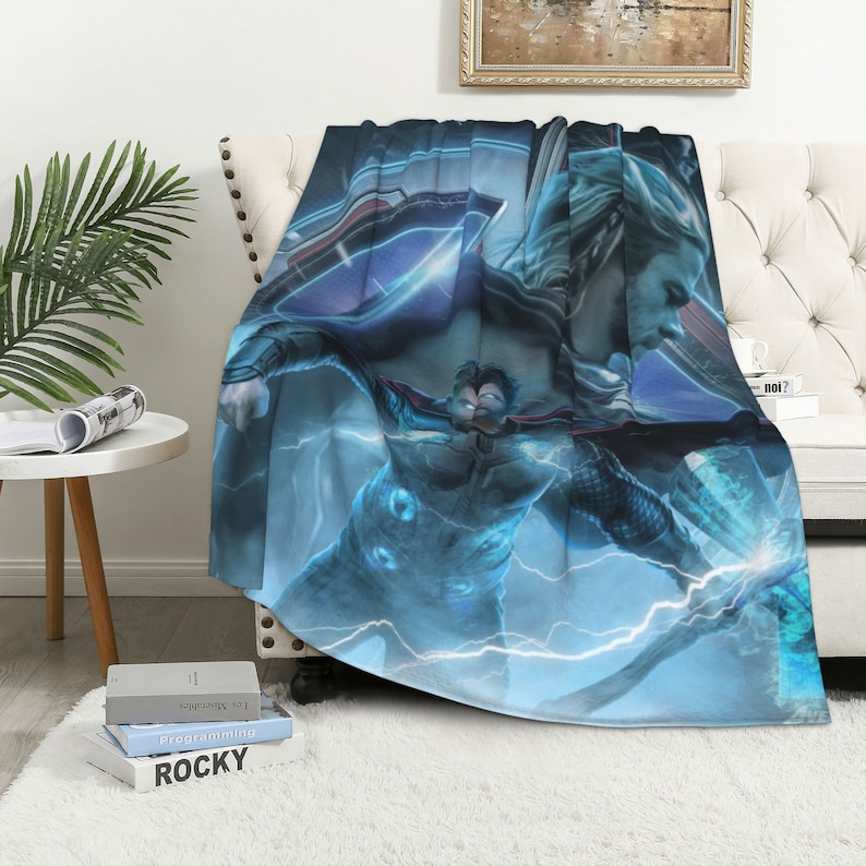 Thor Customized Quilt Bedding Set - Perfect for Bedroom Decor and Movie Lovers - Image 3