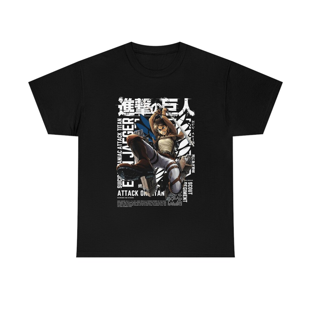 Titan Eren's Anime Tee - The Best Fan Gift
