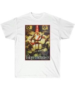 Tokyo Godfathers Tee - Satoshi Kon Graphic Shirt for Vintage Anime Lovers and Fans