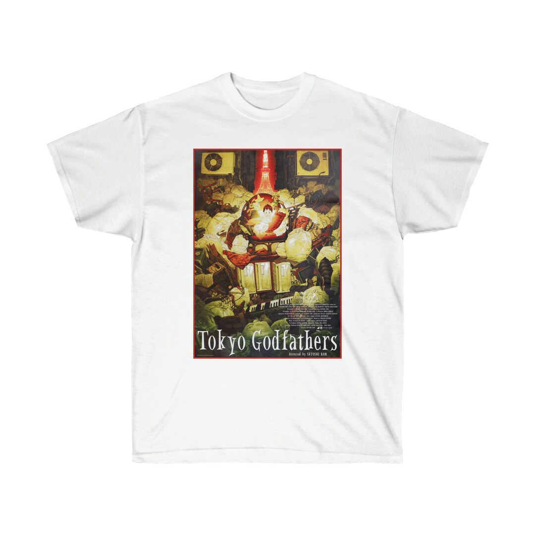 Tokyo Godfathers Tee - Satoshi Kon Graphic Shirt for Vintage Anime Lovers and Fans