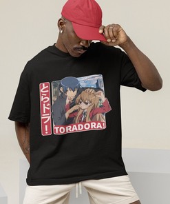 Toradora Manga Graphic Tee Shirt - Anime T-Shirt for Fans and Enthusiasts