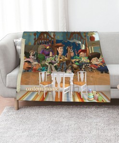 Toy Story Personalized Quilt Blanket - Suitable for Home Decoration & Great Gift for Family