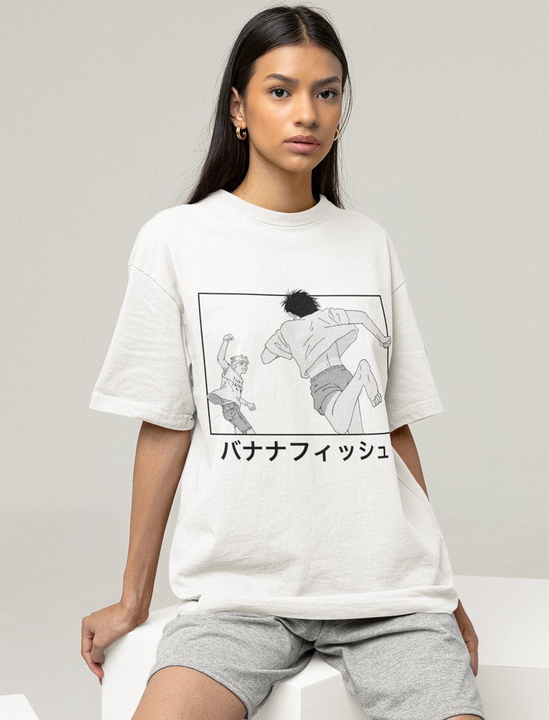 Trendy Anime Graphic Tee - Stylish Tee for Anime Enthusiasts