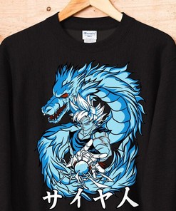 Trendy Japanese Anime Sweatshirt with Stylish Manga Graphic Pullover - Gift for Fans