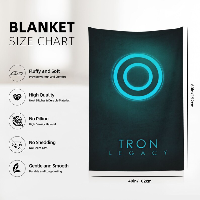 Tron Legacy Quilt Bedding Set Blanket for Bedroom Decor - Suitable for Picnic - Image 3
