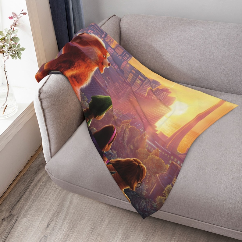 Turning Red Custom Name Quilt Bedding Set - Perfect for Home Decoration, Sofa Blanket, Family Gifts - Image 3