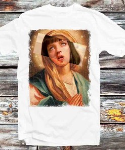 Uma Thurman Pulp Fiction T-Shirt - Vintage Retro Cool Gift for Movie Fans