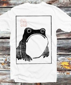 Unimpressed Frog Vintage Retro Cool Anime T-Shirt - Perfect Gift