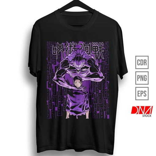 Unique JJK T-Shirt Ideas - Vector and PNG Options Compatible with JJK 1 for Fans Everywhere