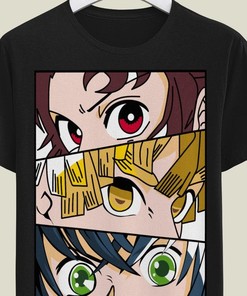 Unique Japanese Anime Tee with Artistic Manga Print T-Shirt - Anime Fan Gift Idea