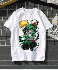 Unique Japanese Clothing: Cool Anime Unisex Cotton T-Shirt, Japanese Manga Fans Gift
