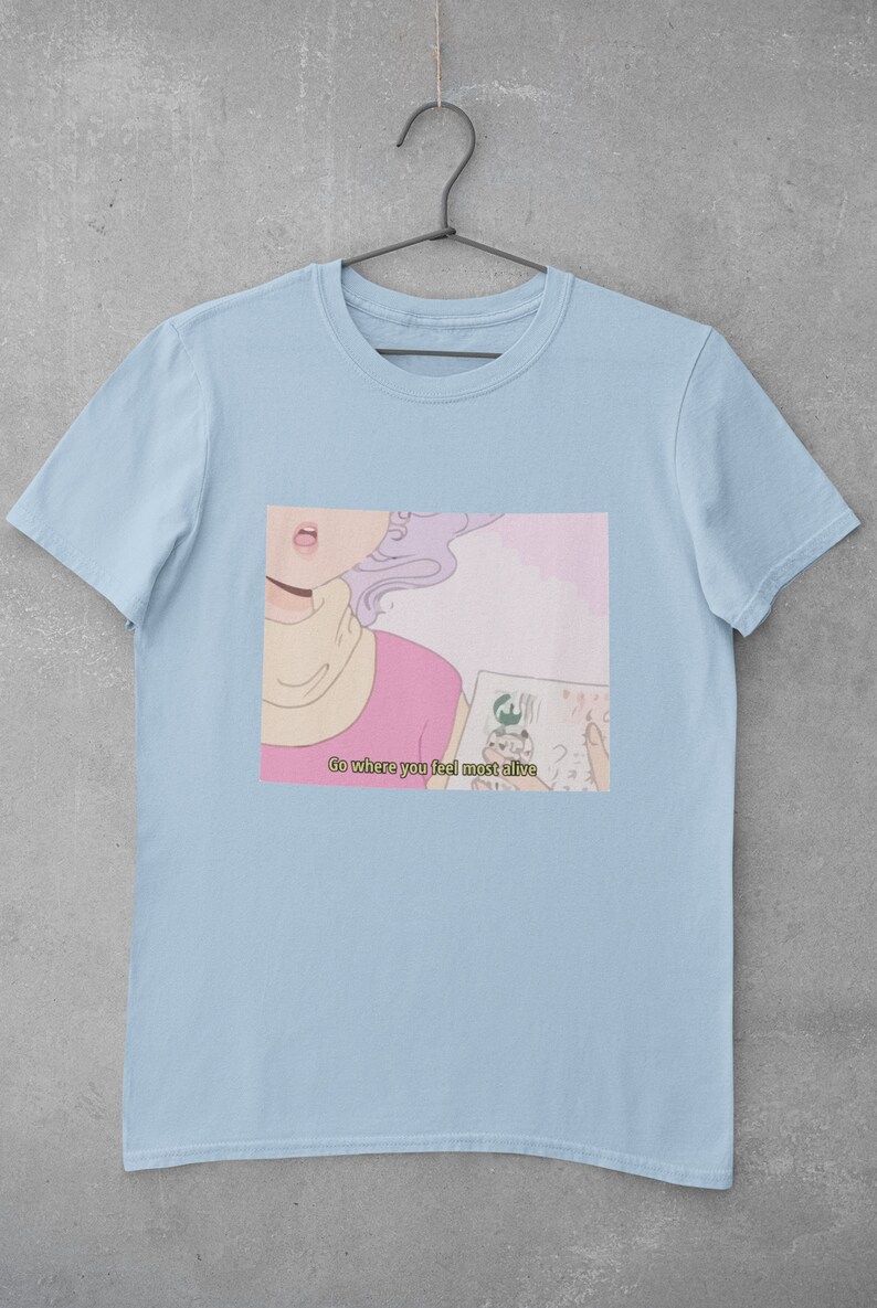 Unisex Aesthetic Boy 90s Anime Tee - Image 2