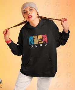 Unisex Aesthetic Hoodie with Classic Canti Colors Design - Vintage Anime Hoodie