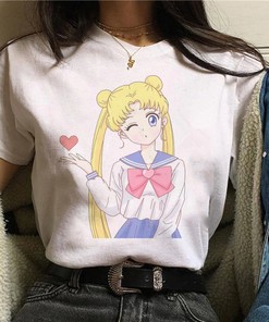 Unisex Aesthetic Sailor Moon Japanese Usagi Tee