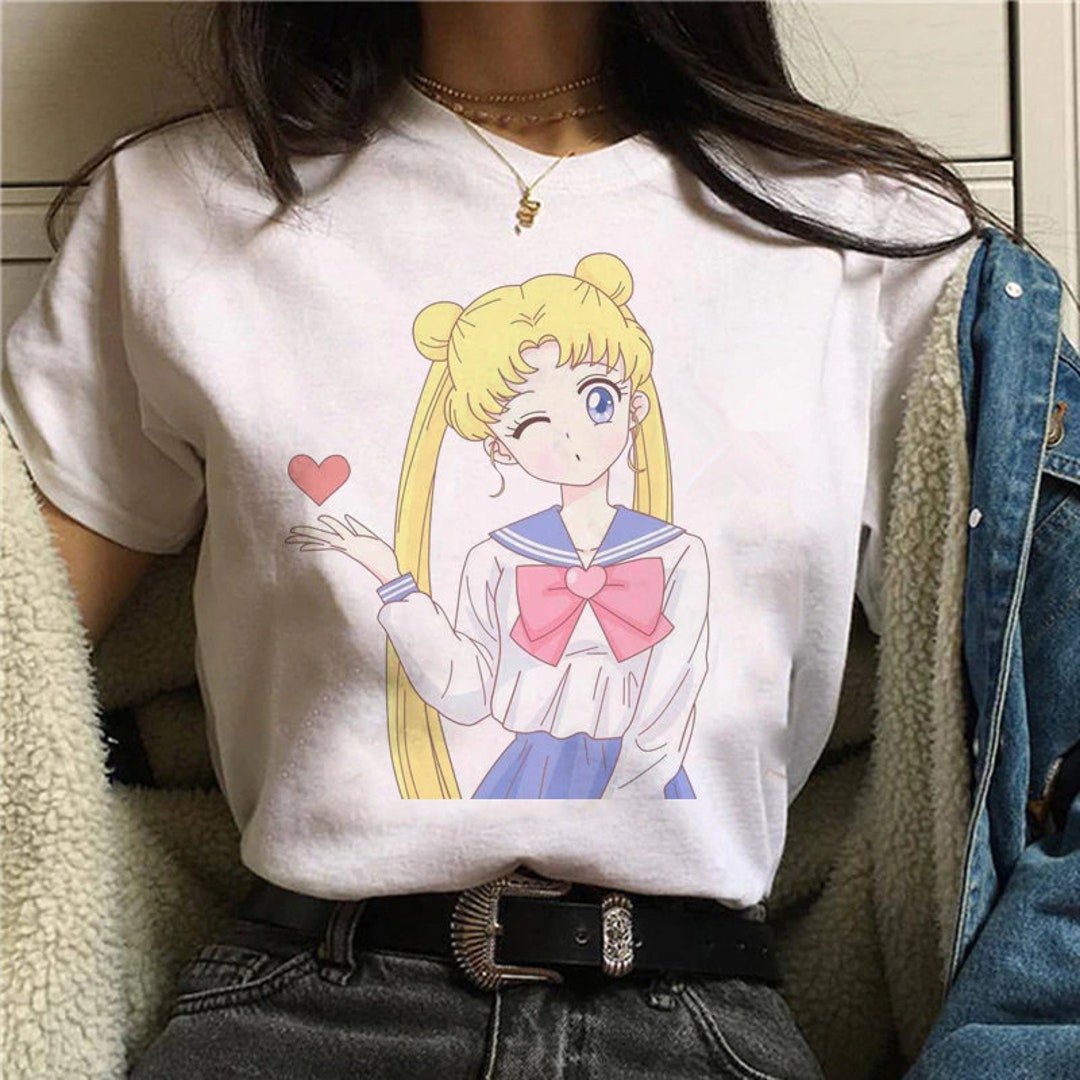Unisex Aesthetic Sailor Moon Japanese Usagi Tee