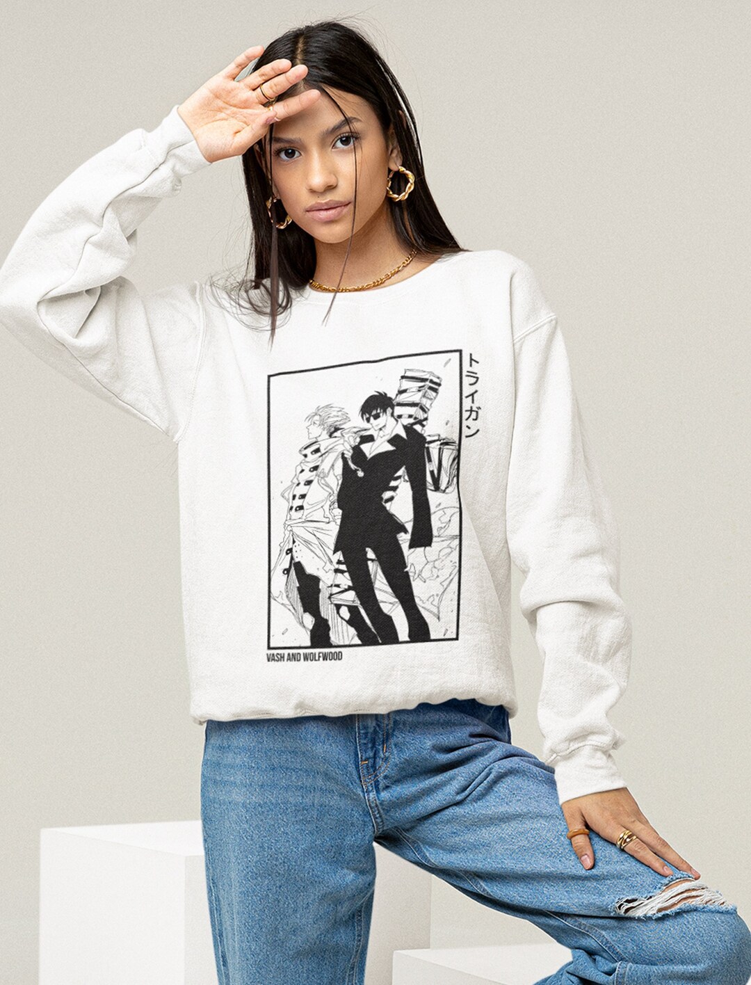 Unisex Anime Gift - Sweatshirt, Otaku Ropa Clothing Merch Gift, Manga Lover Graphic Tee