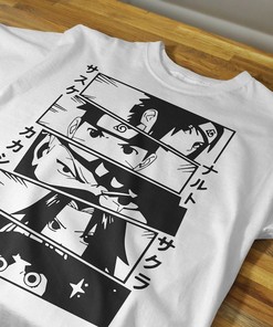 Unisex Anime Graphic Tee - Best Anime Gift for Him or Her