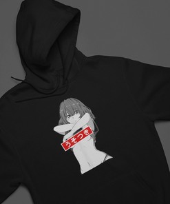 Unisex Anime Lover Hoodie - Lewd Conduct Ahegao Hentai Shirt, Gift for Fans of Anime