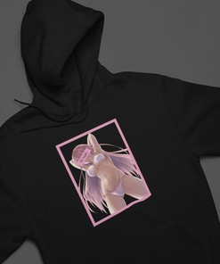Unisex Babe Manga Aesthetic Sweatshirt - Hentai Anime Vaporwave Hoodie, Gift for Anime Fans