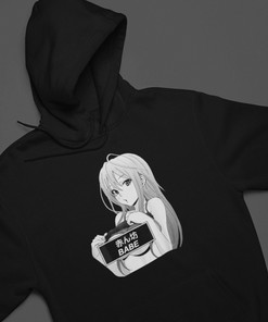 Unisex Babe Manga Aesthetic Sweatshirt - Hentai Anime Vaporwave Hoodie, Gift for Anime Fans and Lovers