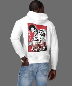 Unisex Baki The Grappler Hoodie - Stylish Yujiro Hanma & Baki Hanma Manga Sweatshirt