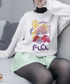 Unisex Fooly Cooly Sweatshirt with Canti Design - Anime Lover Gift