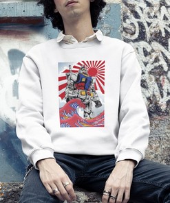 Unisex Gundam Sweatshirt: Aesthetic Manga Clothing