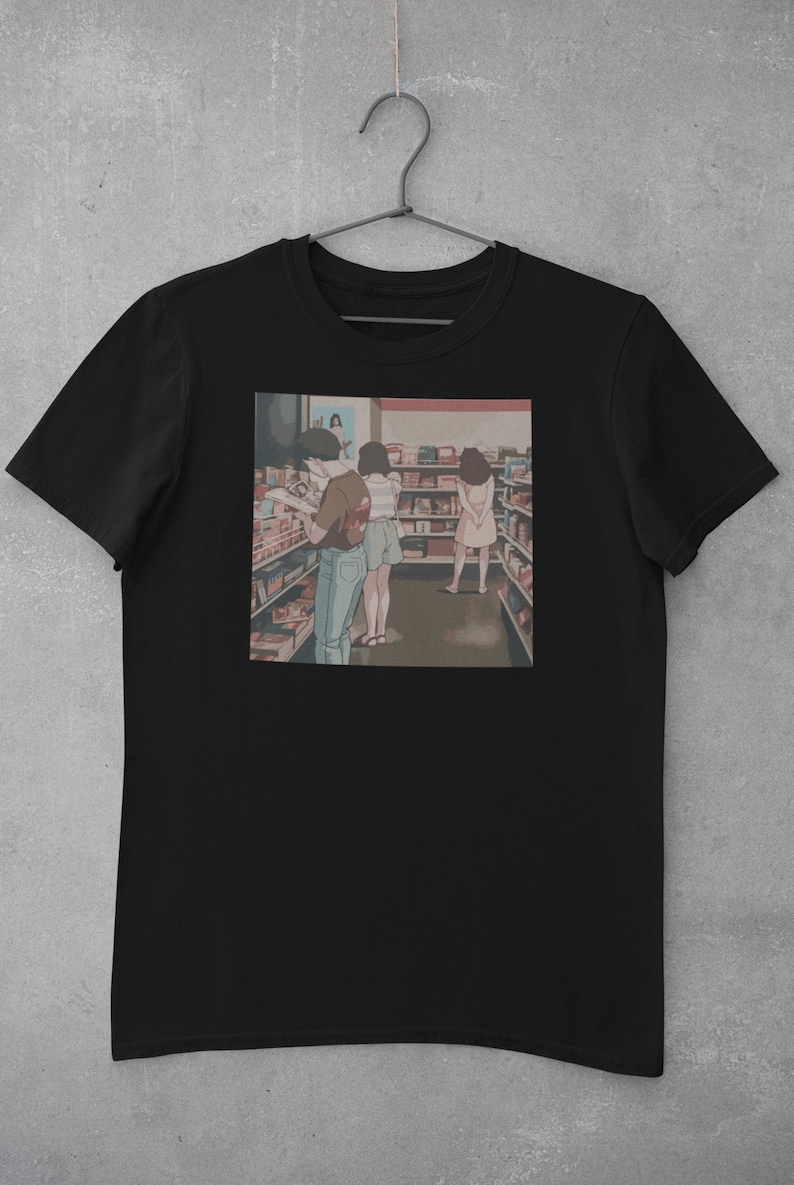 Unisex Japanese Manga Art T-Shirt - Aesthetic Clothing for Anime Fans - Image 2