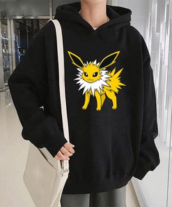 Unisex Jolteon Hoodie - Perfect Anime Sweatshirt for Fans and Lovers of Manga and Japanese Culture
