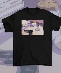 Unisex Kawaii Anime Waterfall T-Shirt
