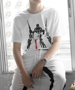 Unisex Neon Genesis Evangelion T-Shirt - Eva 01 Japanese Quotes Aesthetic