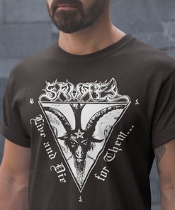 Unisex Occult T-shirt - Witchcraft Baphomet Black Magic Ritual Tee for Fans