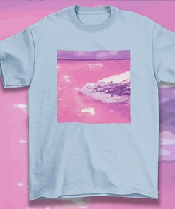 Unisex Retro Anime Floral Tee, Perfect for Manga Lovers